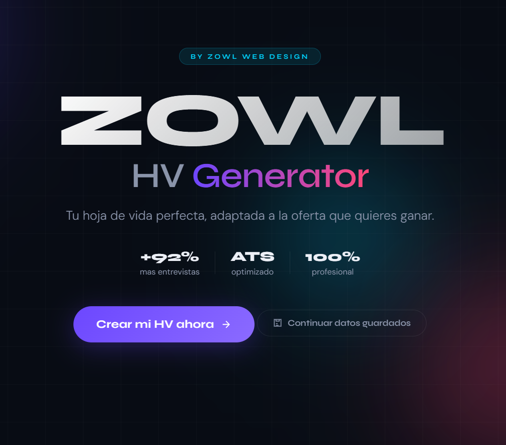 CV Template 1