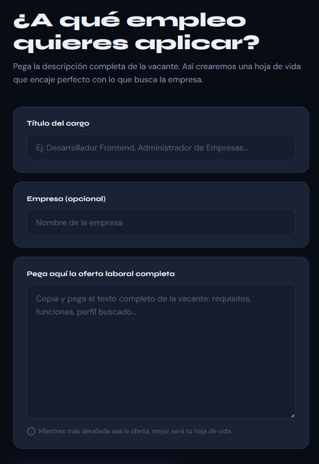 CV Template 2